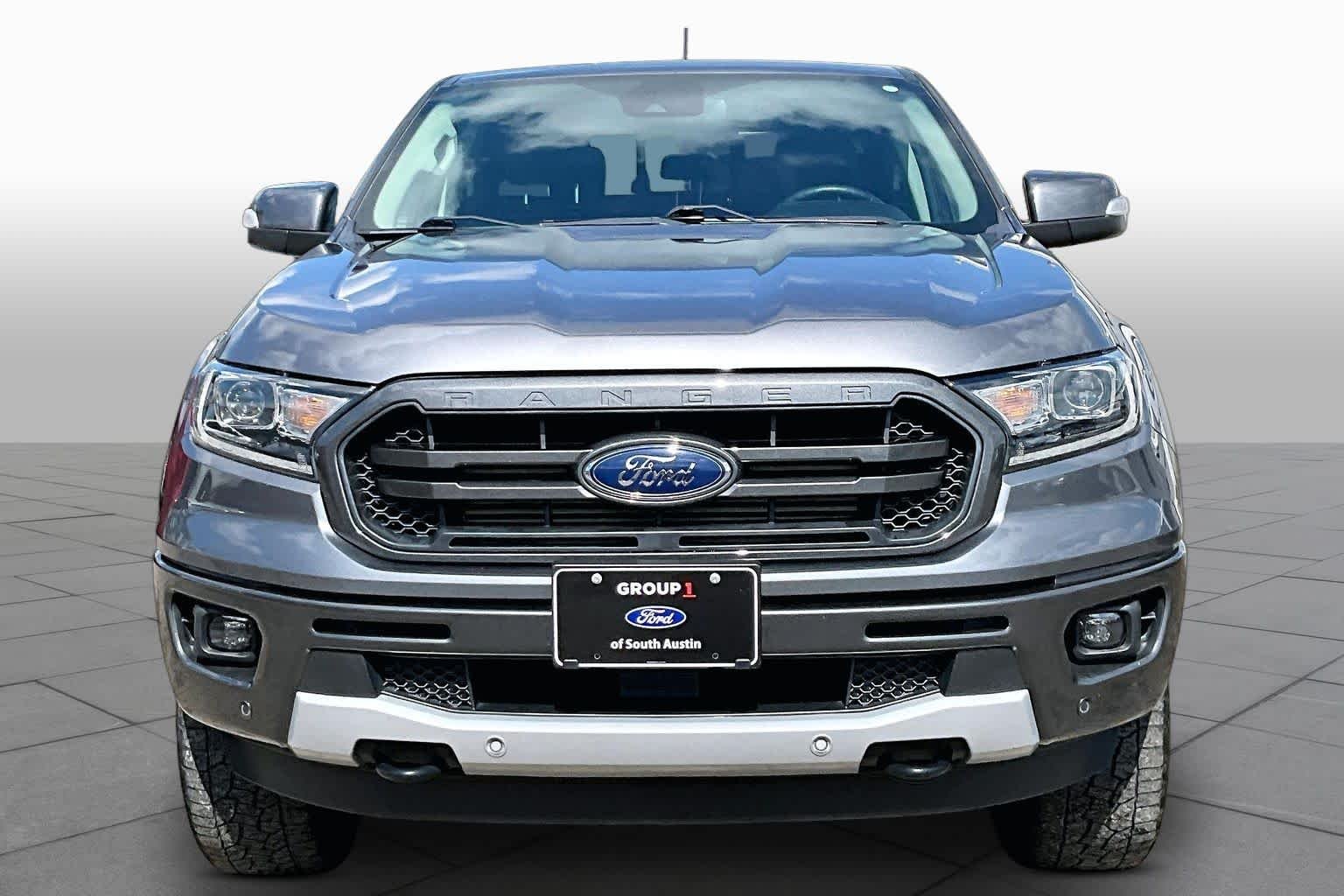 Used 2021 Carbonized Gray Metallic Ford LARIAT image 4