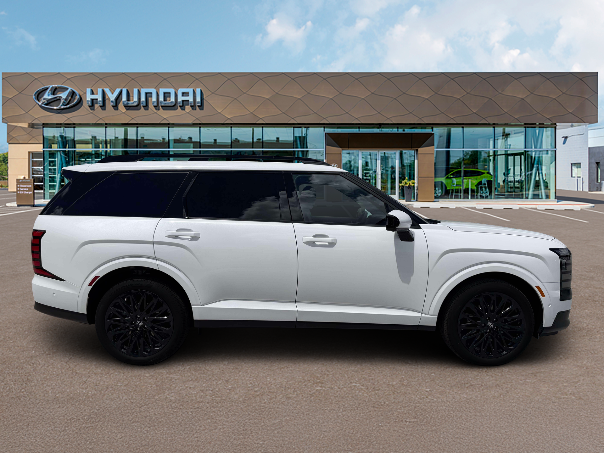 New 2027 White Pearl Hyundai Calligraphy Black Ink image 9