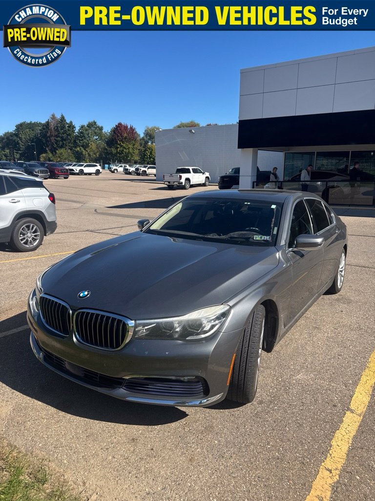 Used 2016 Gray Metallic BMW 740i image 1