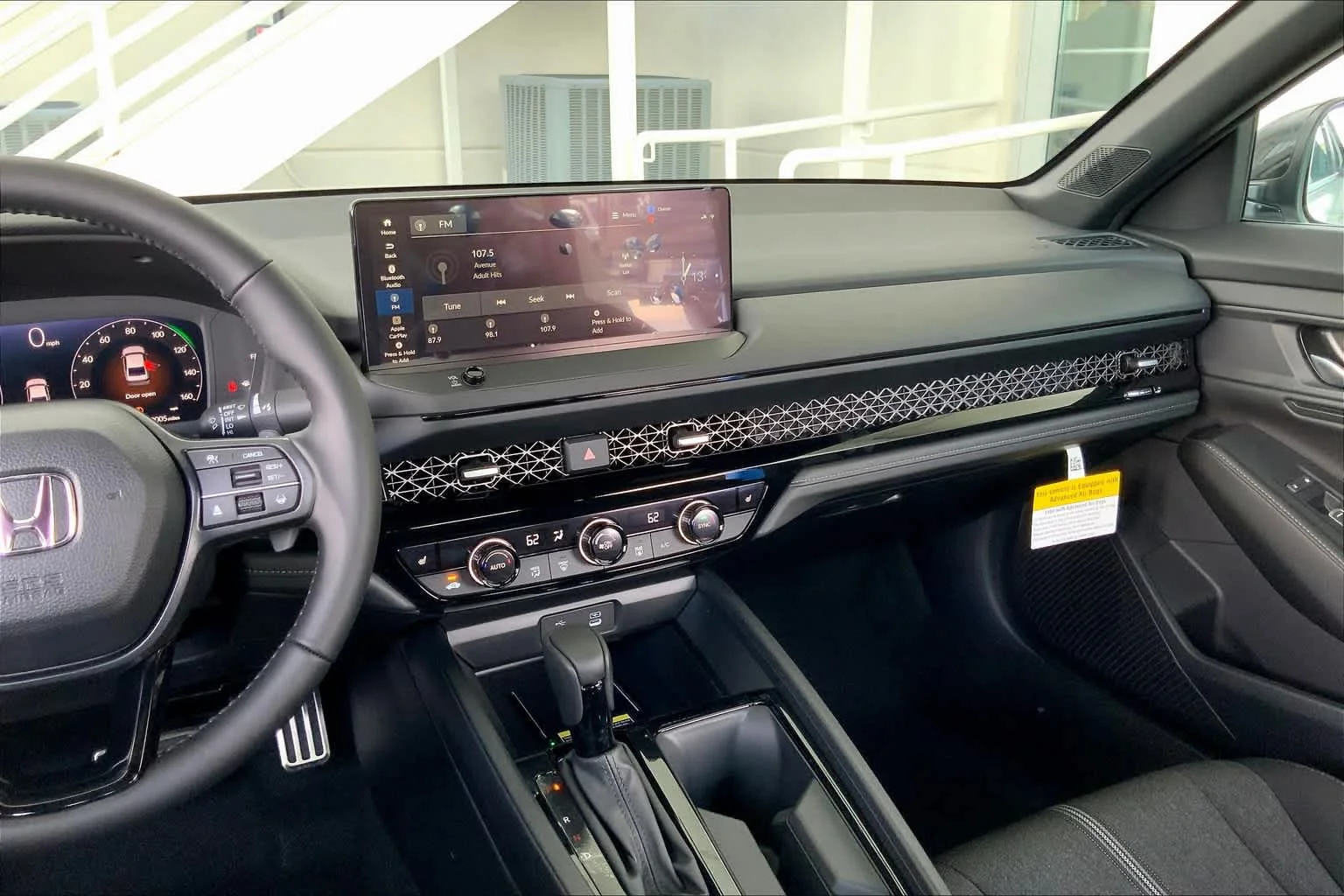 Certified Used 2025 Platinum White Pearl Honda HYBRID SPORT image 6