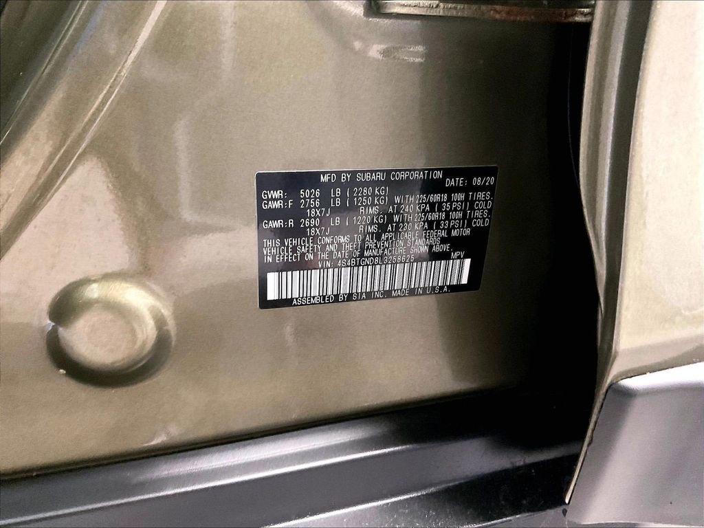 Used 2020 Brown Subaru Limited XT image 35