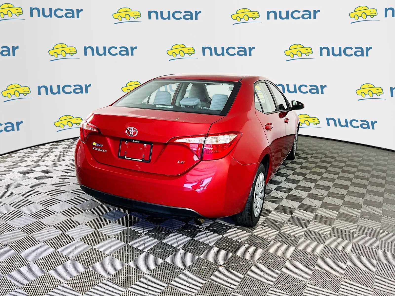 Used 2017 Barcelona Red Metallic Toyota LE image 7