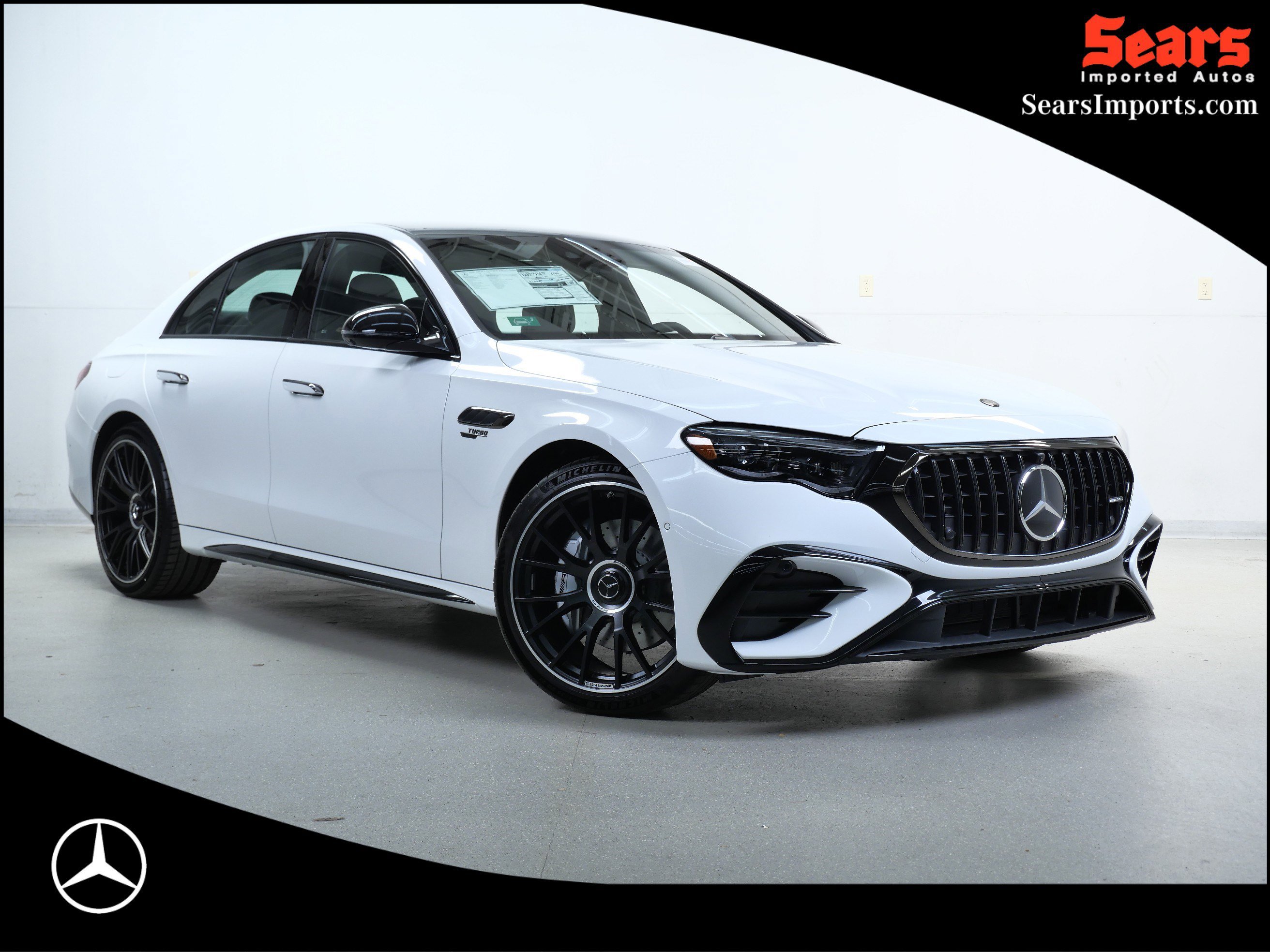 New 2026 MANUFAKTUR Moonlight White Metallic Mercedes-Benz AMG® E 53 E 4MATIC+ Sedan image 1
