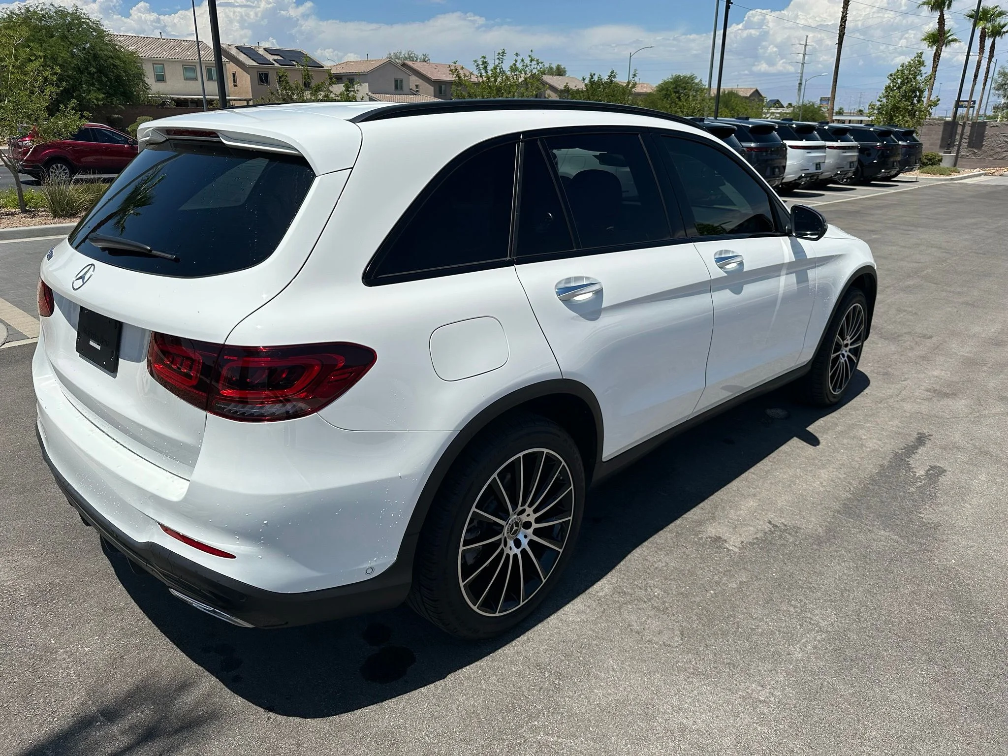 Used 2021 Polar White Mercedes-Benz GLC 300 image 2