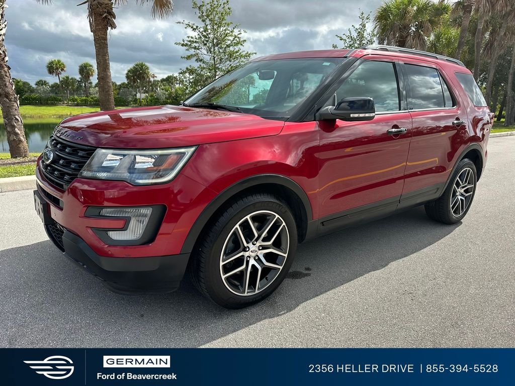 Used 2017 Ruby Red Metallic Ford Sport image 1