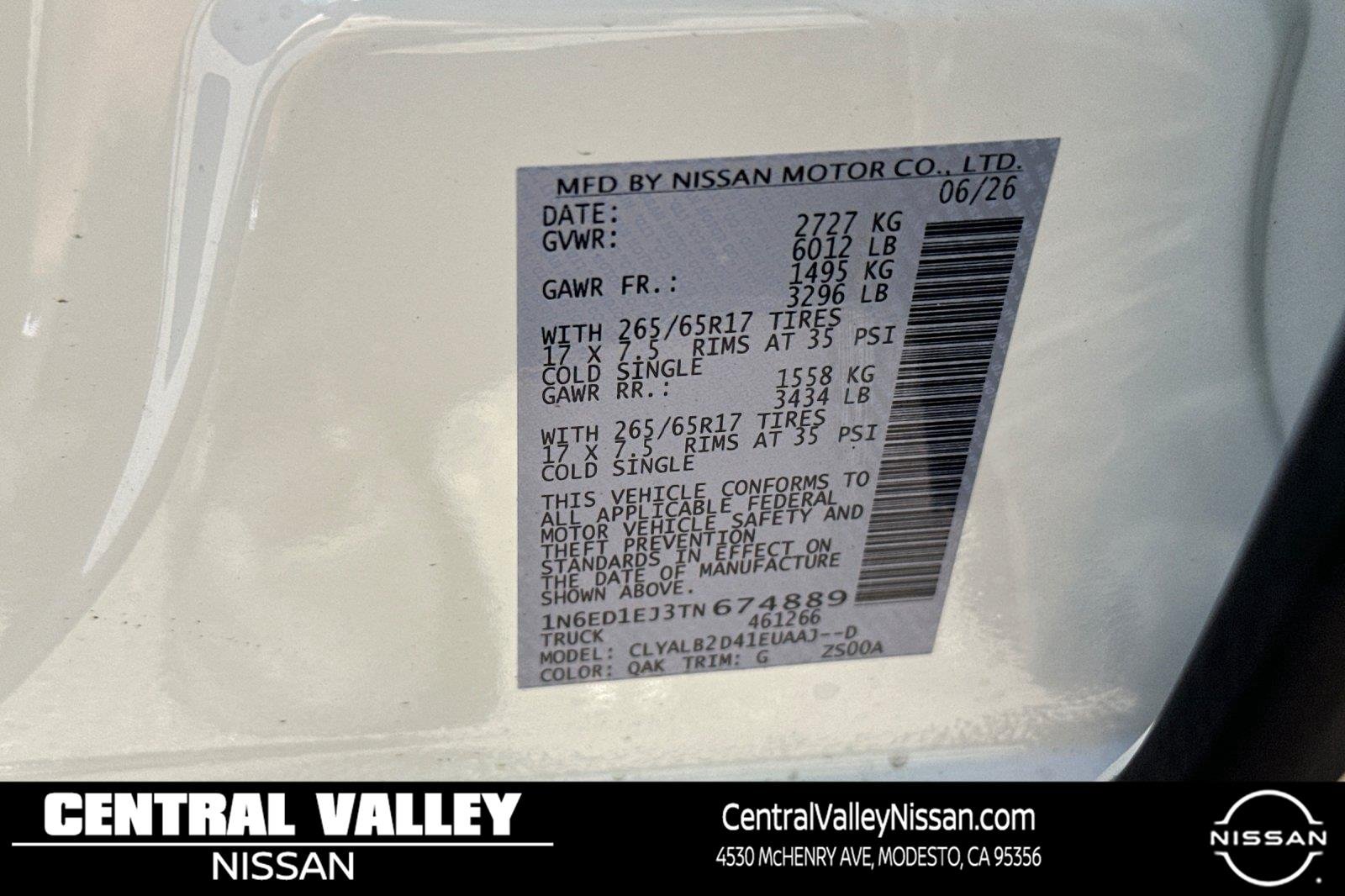 New 2026 Glacier White Nissan SV image 26
