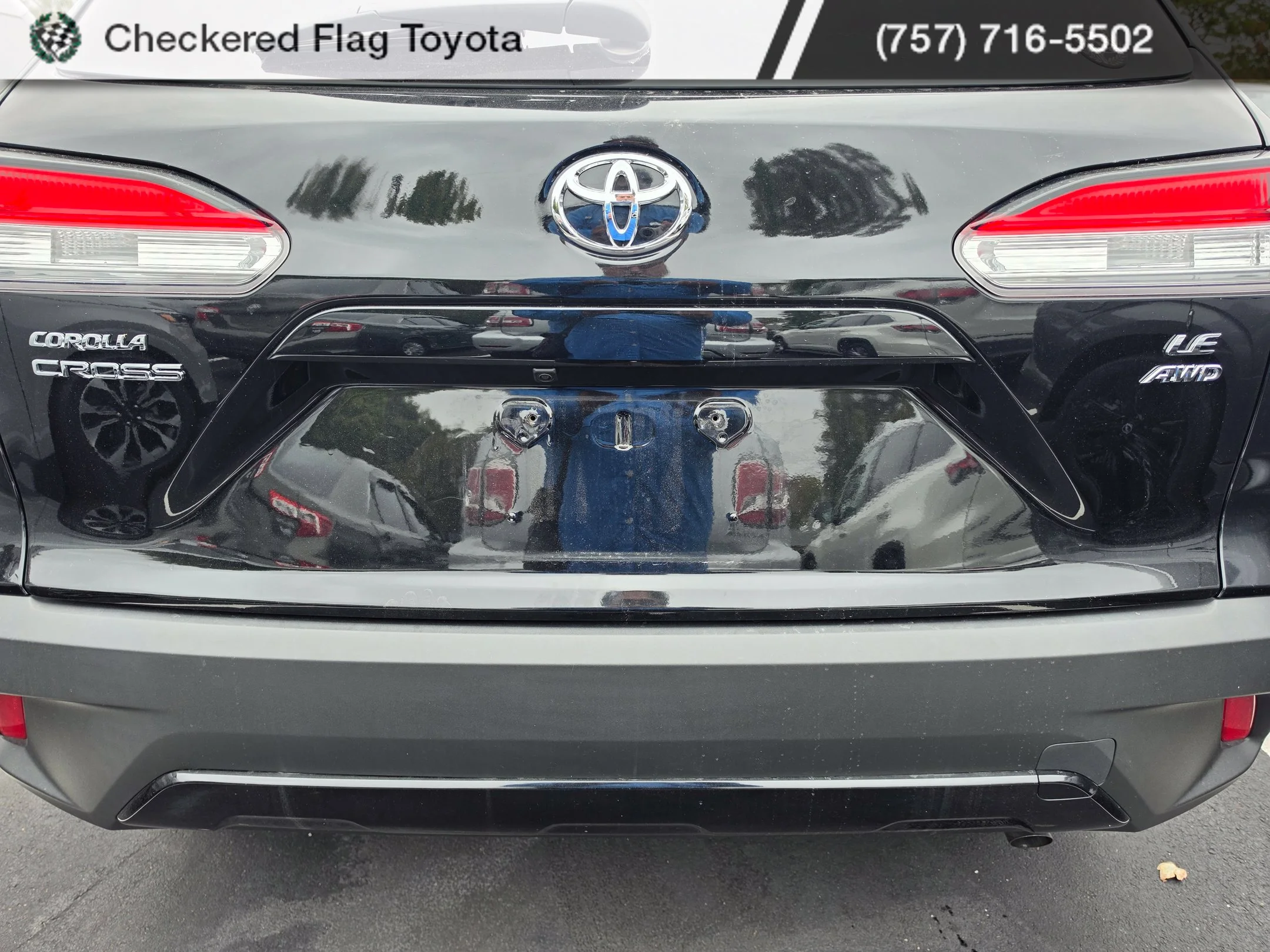Used 2024 Jet Black Toyota LE image 7