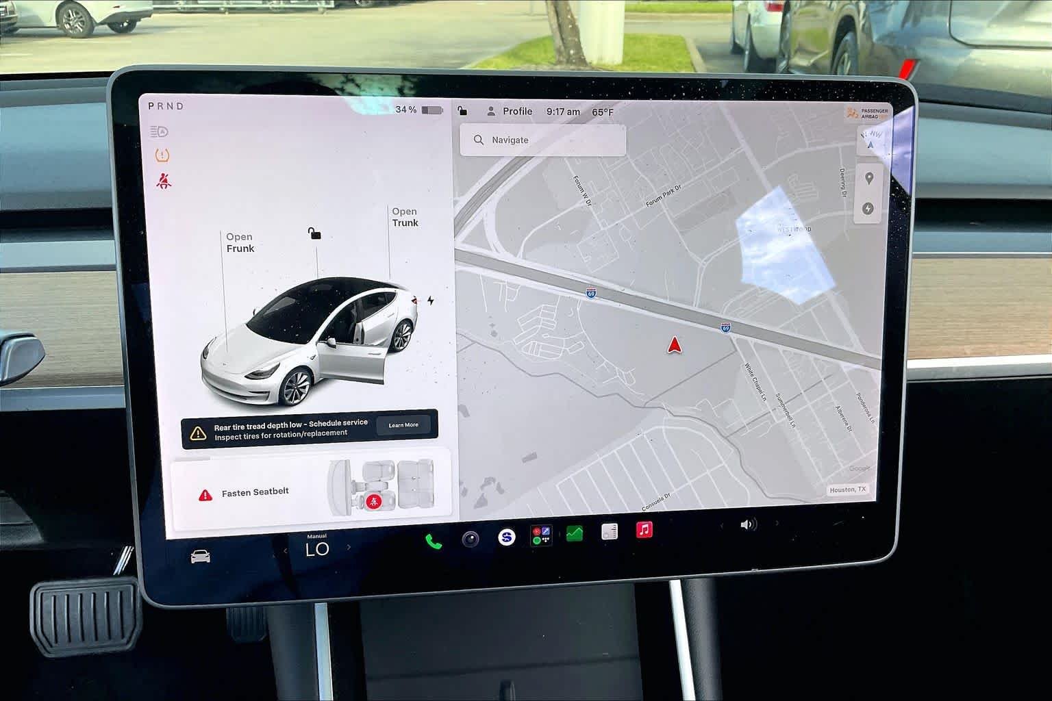Used 2020 Pearl White Multi-Coat Tesla Standard Range image 30