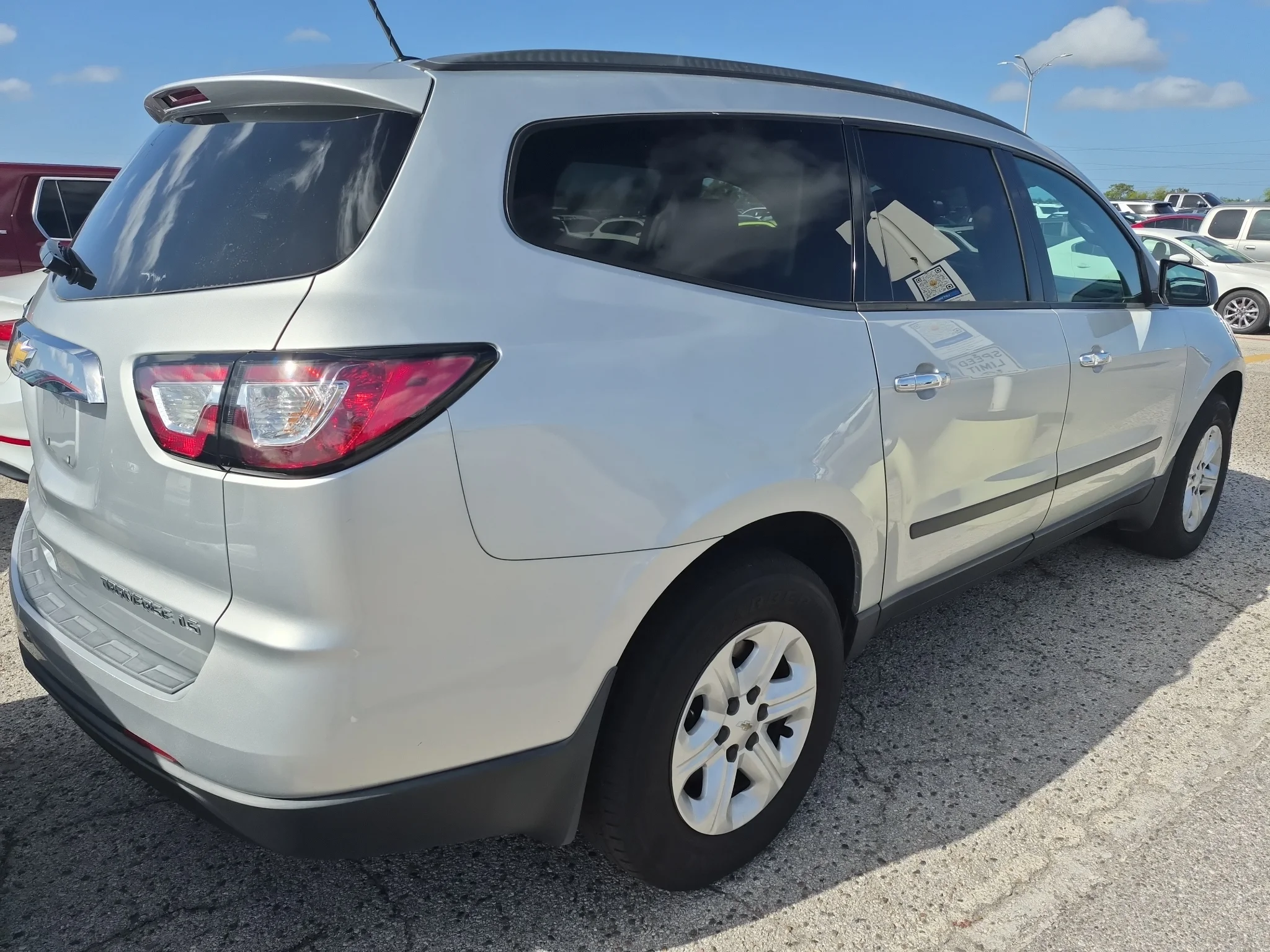 Used 2015 Silver Ice Metallic Chevrolet LS image 2