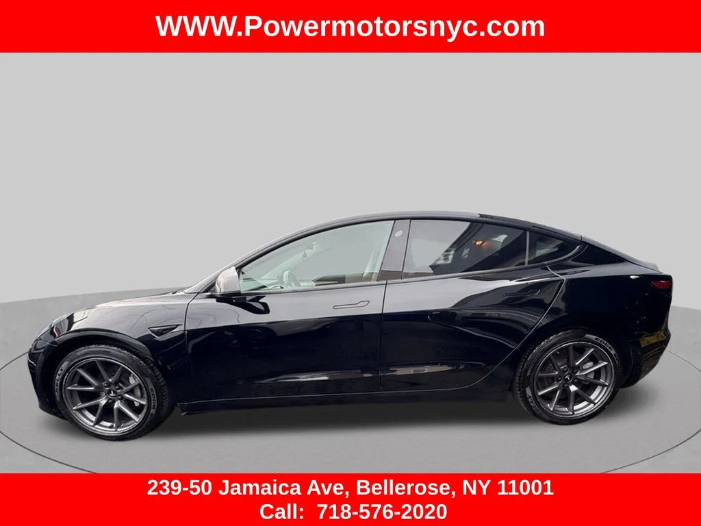 Used 2021 Black Tesla Standard Range Plus image 2