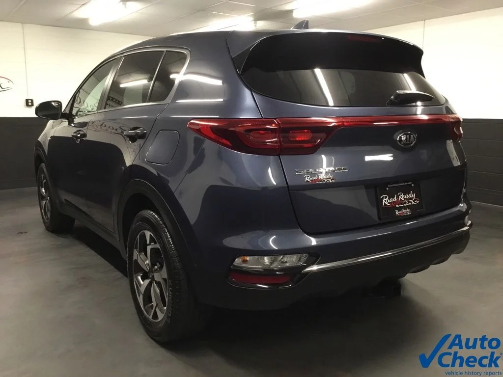 Used 2020 Blue Kia LX image 8