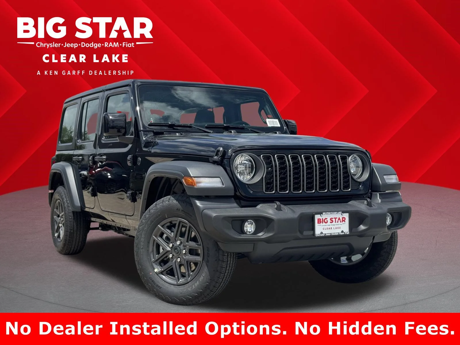 New 2026 Black Clearcoat Jeep Sport image 1