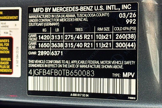 New 2026 Selenite Grey Metallic Mercedes-Benz GLE 350 image 60