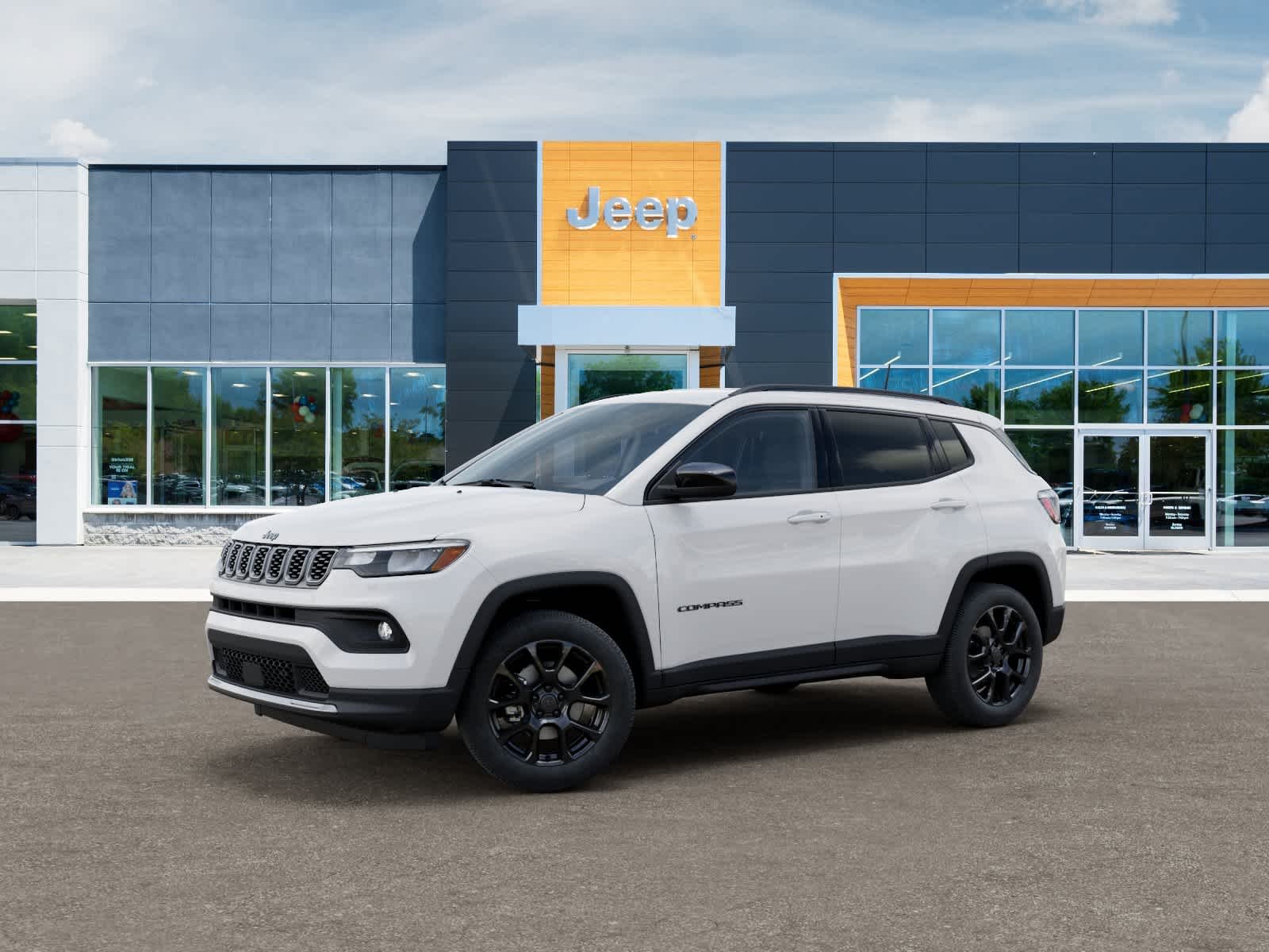 New 2026 Bright White Clear-Coat Exterior Paint Jeep Latitude image 2