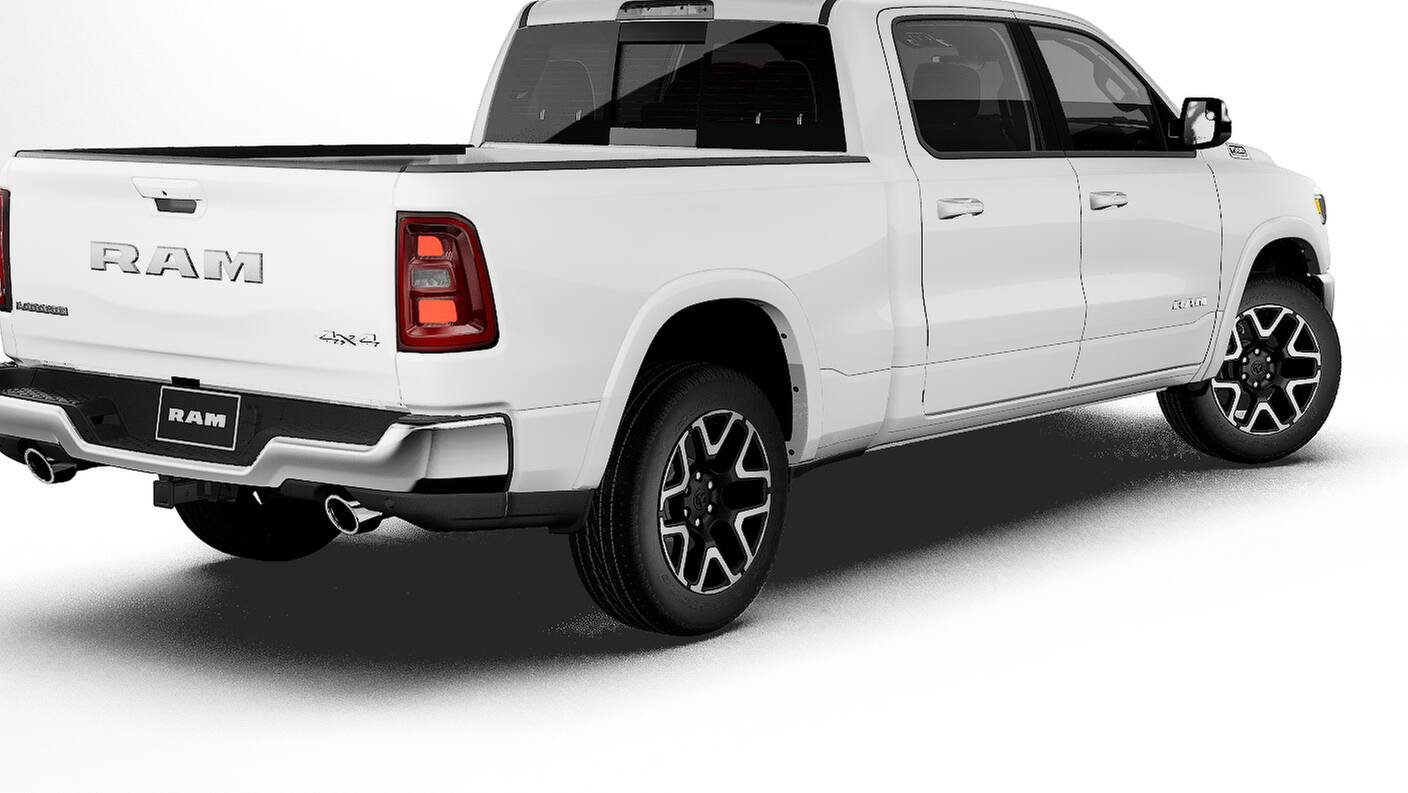 New 2027 Bright White Clear-Coat Exterior Paint RAM LARAMIE image 14
