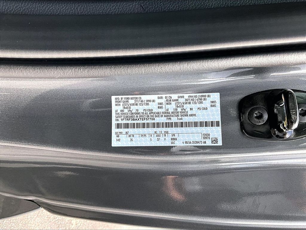 New 2026 Carbonized Gray Metallic Ford XLT image 13