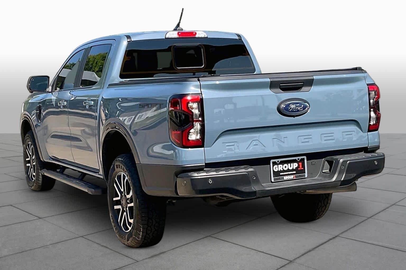 Used 2024 Azure Gray Metallic Tri-Coat Ford LARIAT image 12