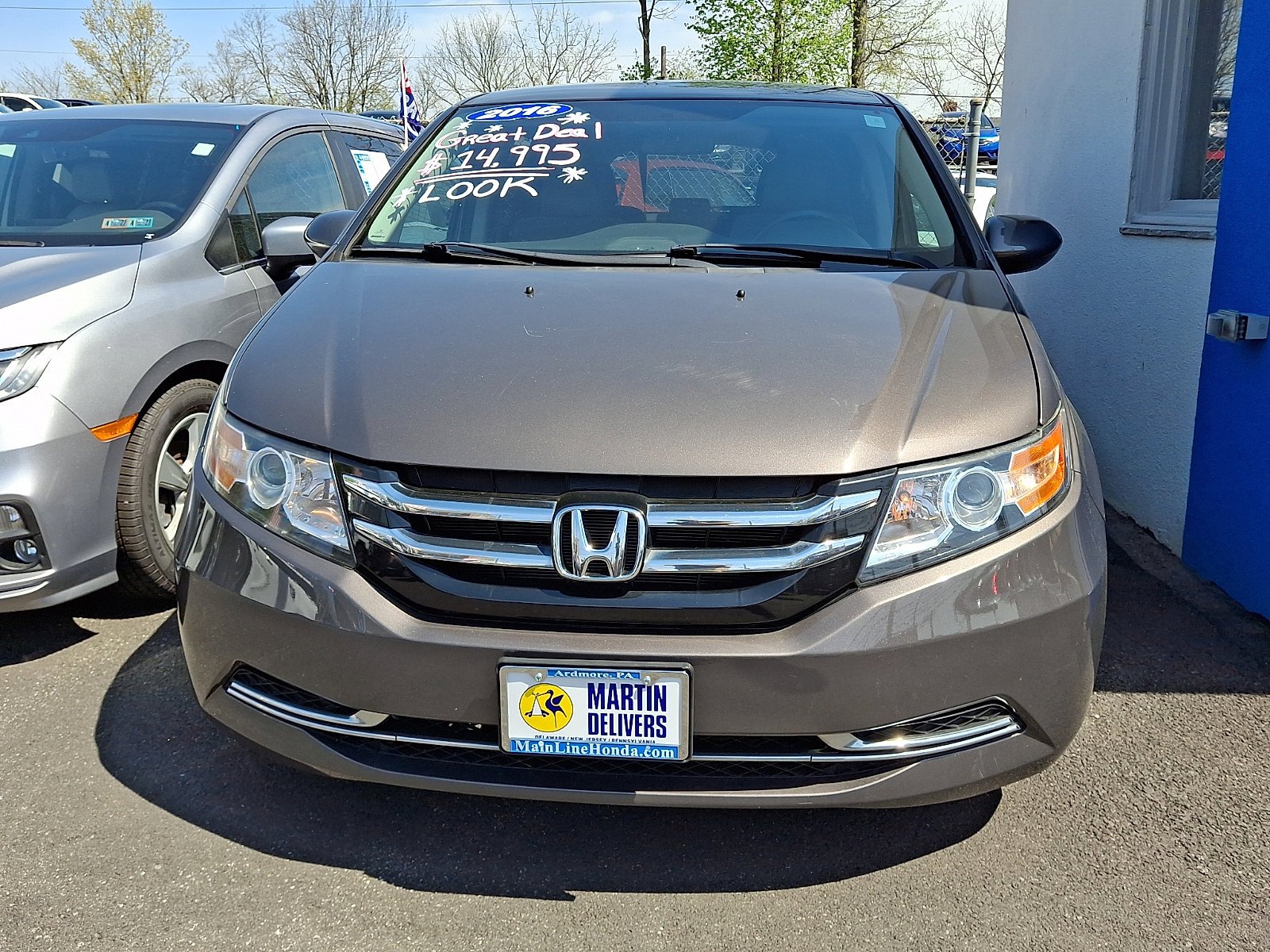 Used 2016 Honda Odyssey EX with VIN 5FNRL5H41GB109310 for sale in Ardmore, PA