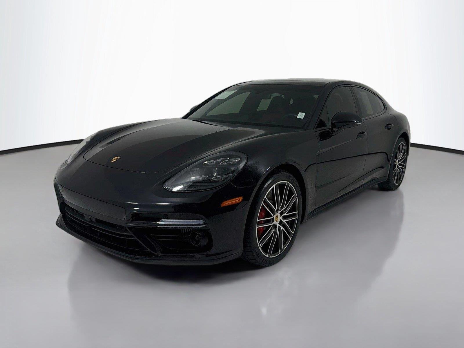 Used 2018 Jet Black Metallic Porsche Turbo image 1