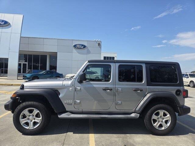Used 2020 Billet Silver Metallic Clearcoat Jeep Sport S image 2