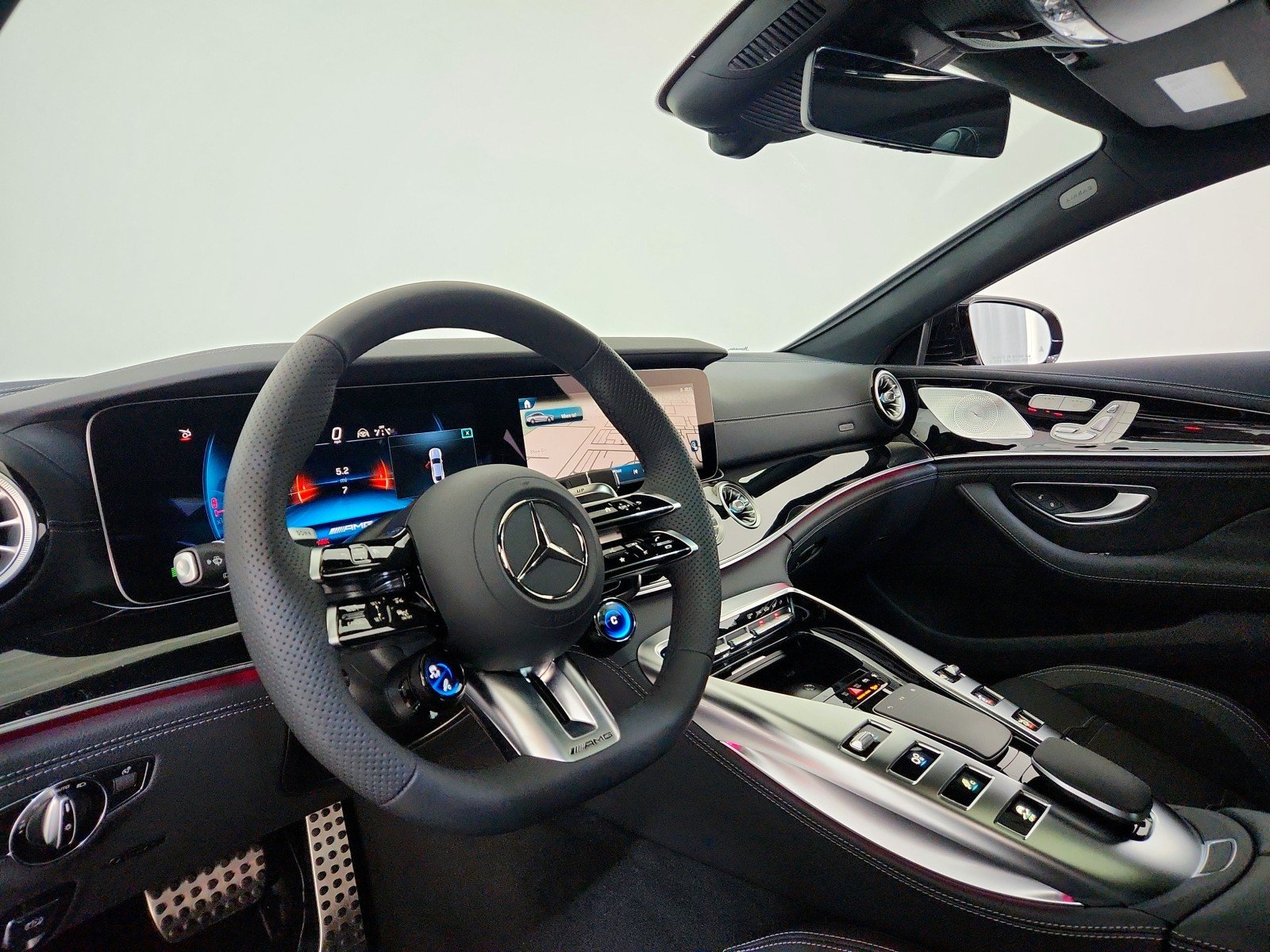 New 2026 Obsidian Black Metallic Mercedes-Benz AMG® GT 43 4-Door Coupe image 11