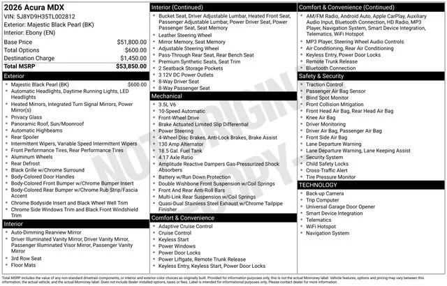 Used 2026 Black Acura Base image 31