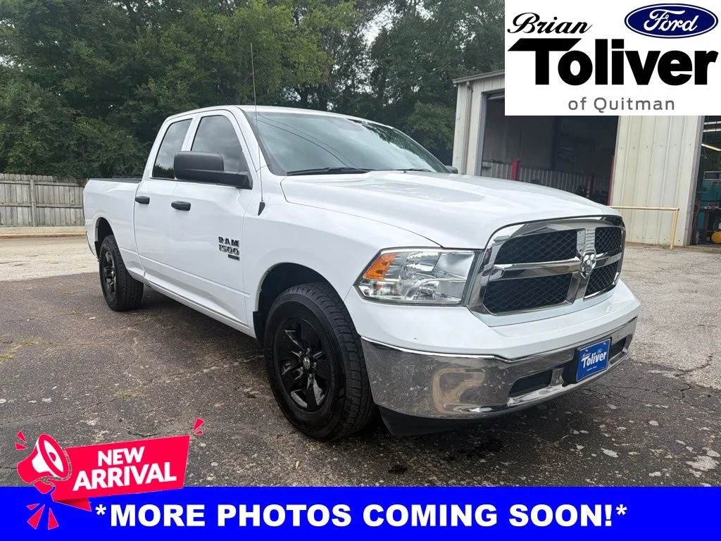 Used 2024 Bright White Clearcoat Ram SLT image 1