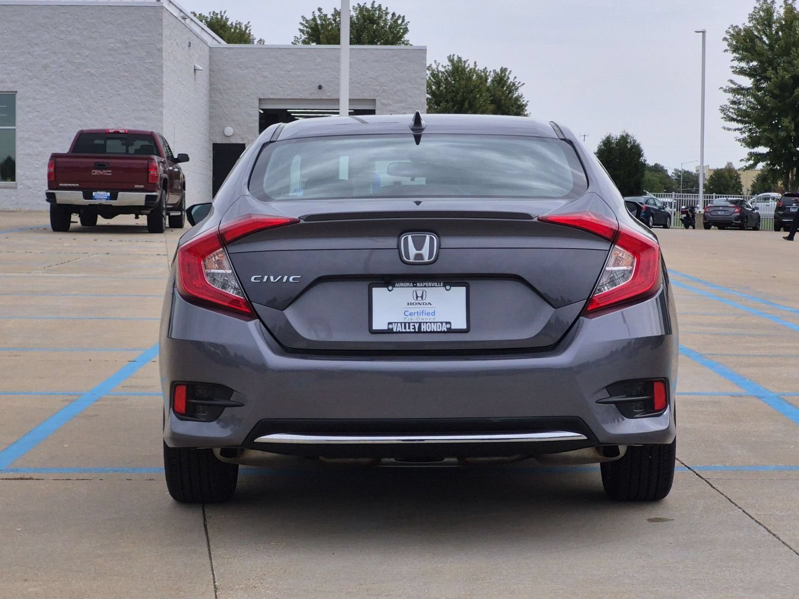 Certified Used 2021 Modern Steel Metallic Honda EX Sedan image 8