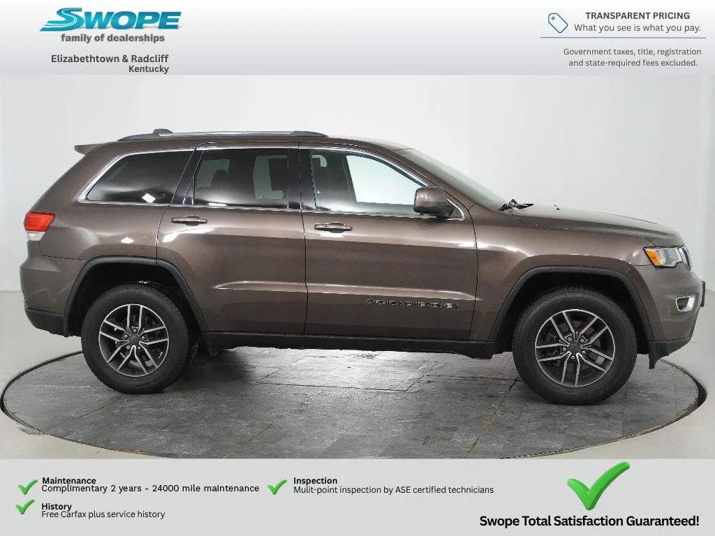 Used 2019 Walnut Brown Metallic Clearcoat Jeep Laredo E image 3