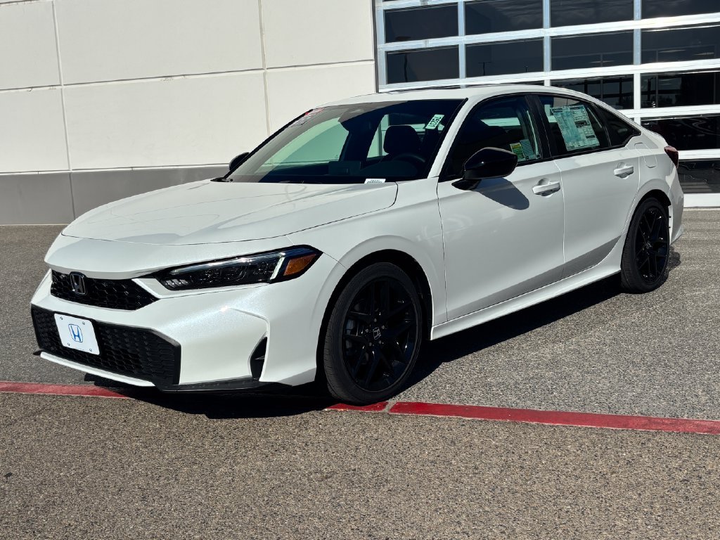 New 2026 Platinum White Pearl Honda Sport image 1