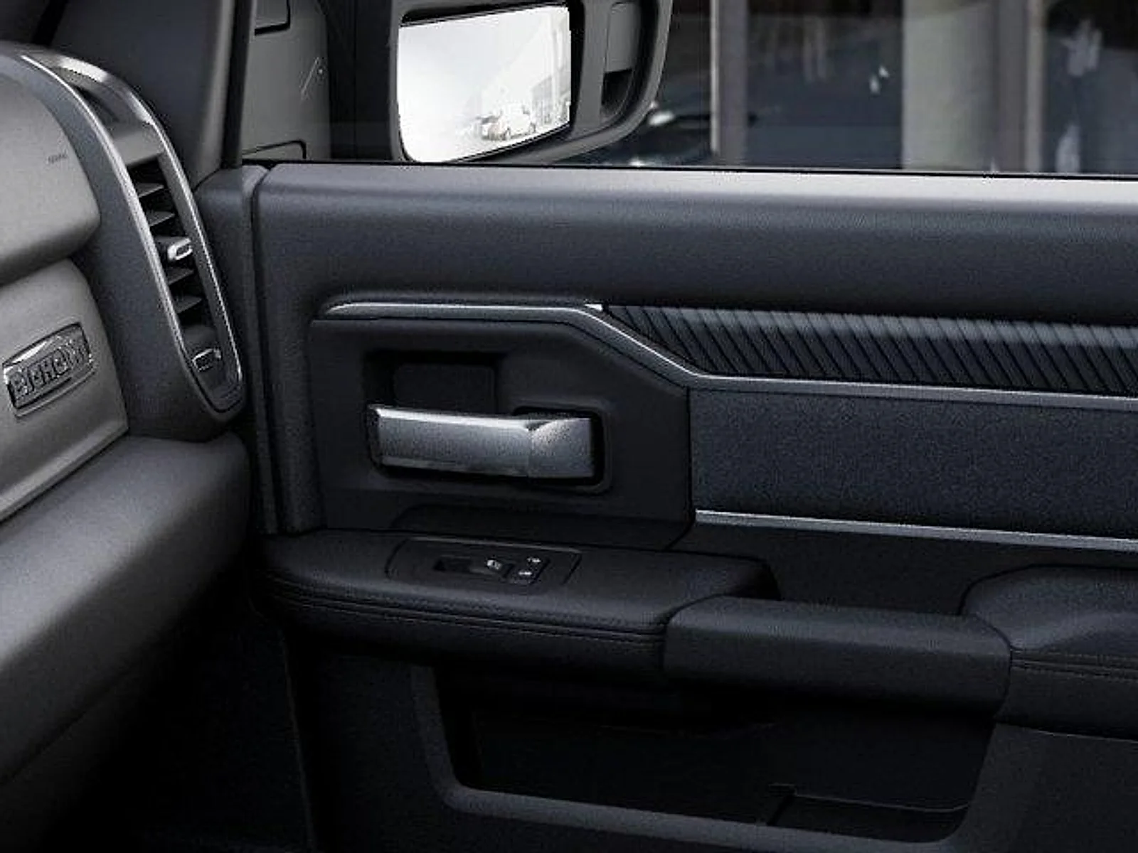 New 2027 Ceramic Gray Clear-Coat Exterior Paint RAM Big Horn 4x4 Crew Cab 6