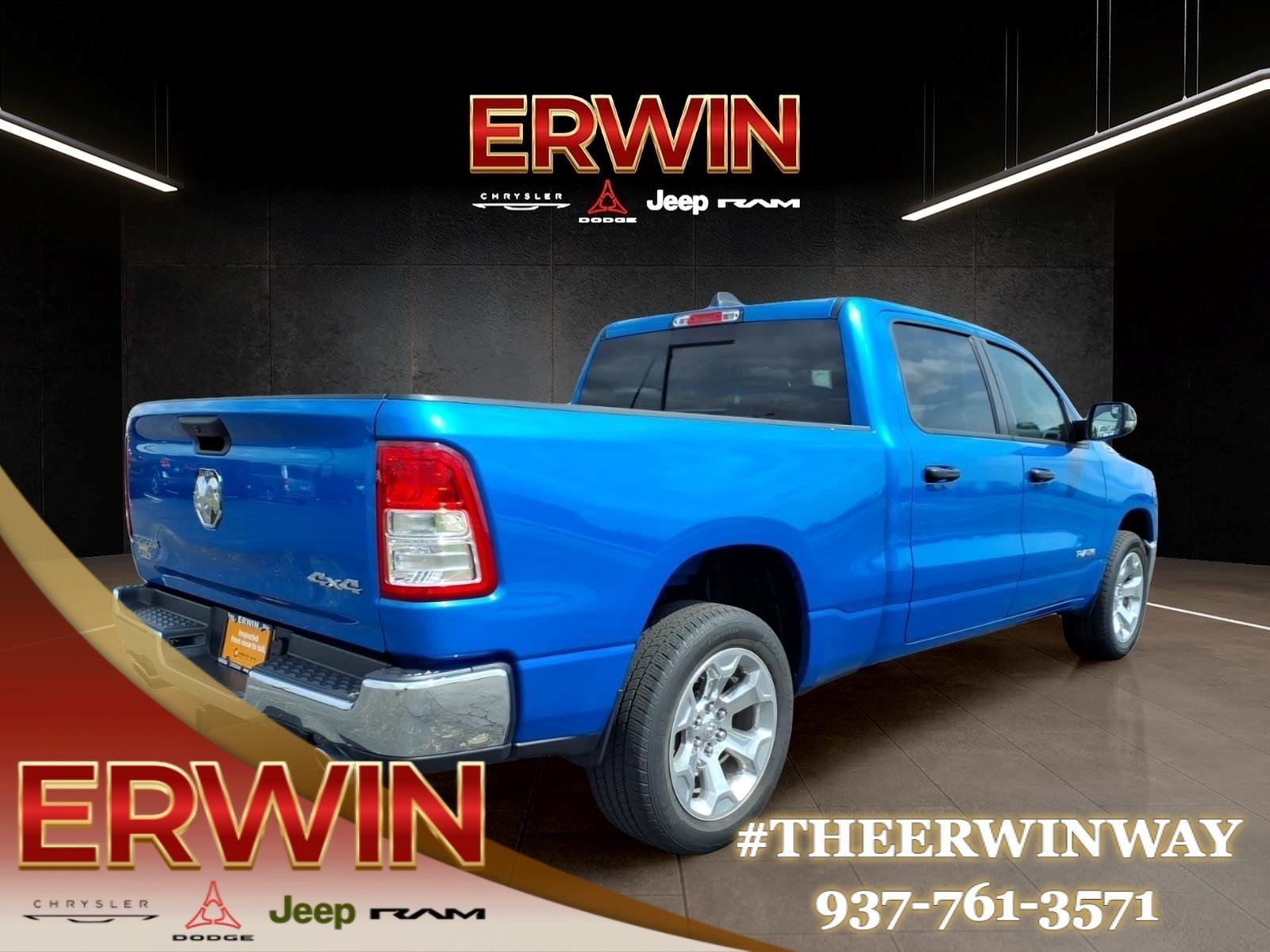 Certified Used 2023 Hydro Blue Pearl Coat RAM Big Horn image 7