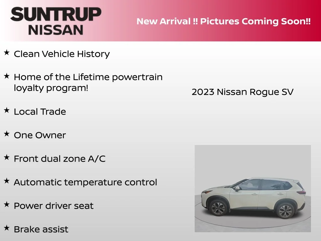 Certified Used 2023 Pearl White Nissan SV image 5