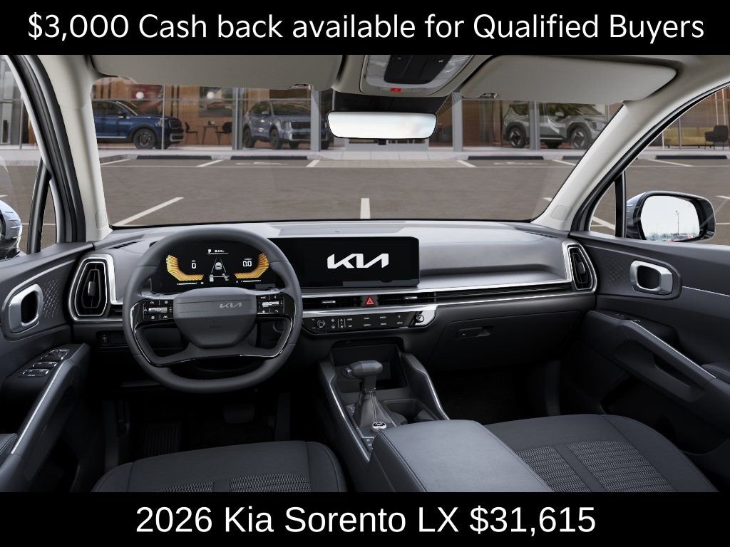New 2026 White Pearl Kia LX image 14
