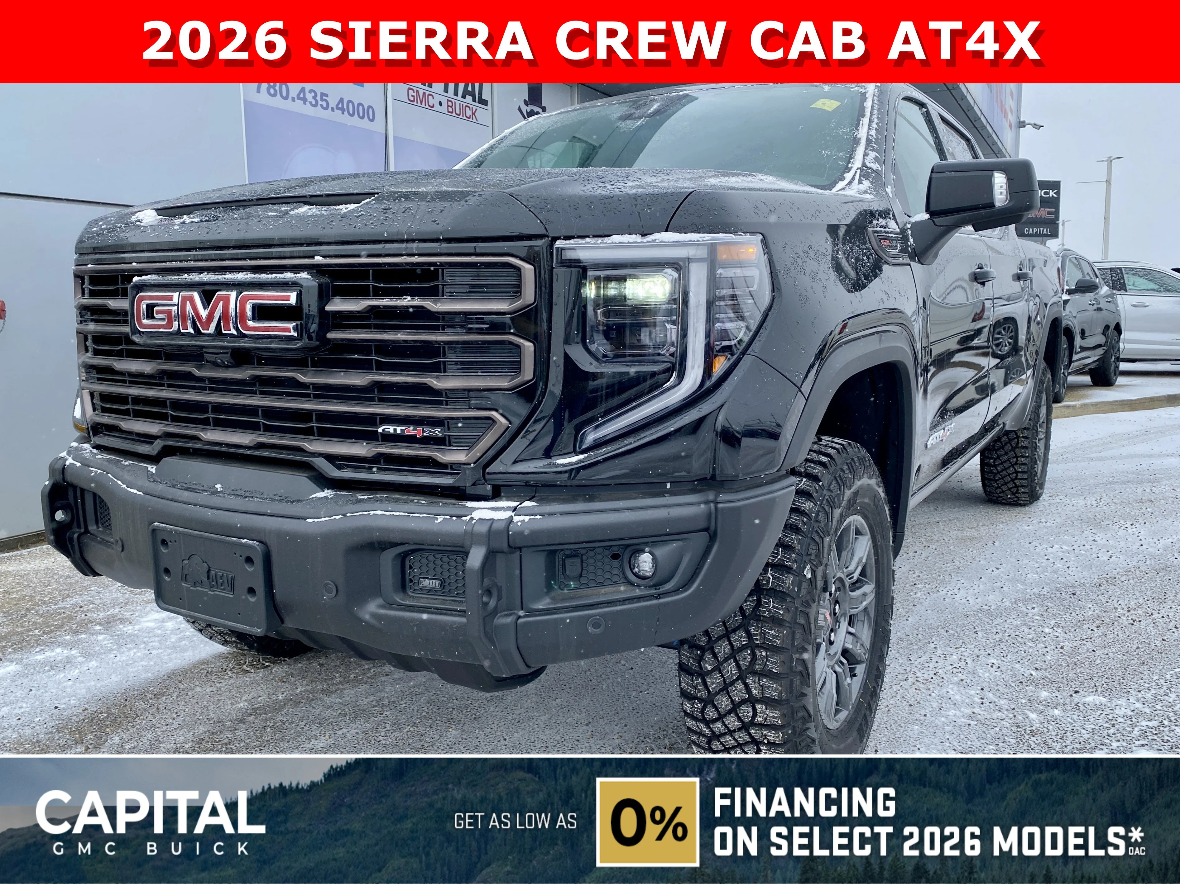 New 2026 ONYX BLACK GMC AT4X image 1