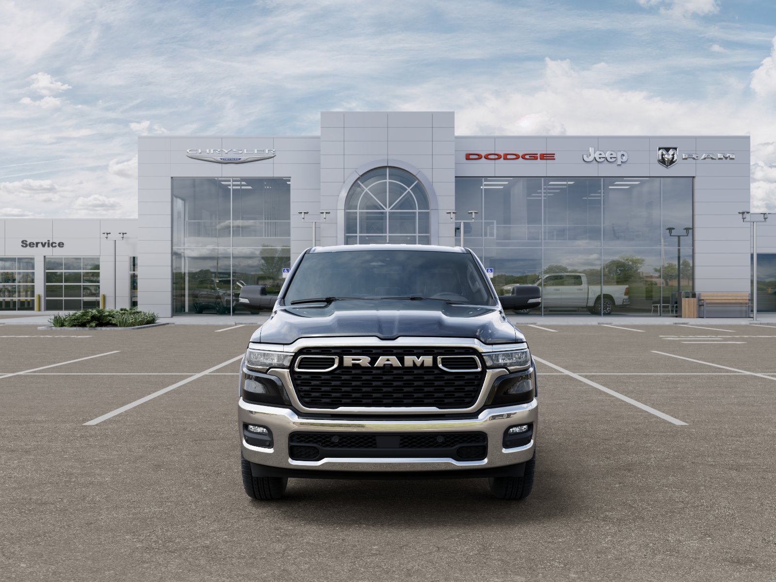 New 2026 Diamond Black Crystal Pearl-Coat Exterior Paint RAM Big Horn/Lone Star image 36