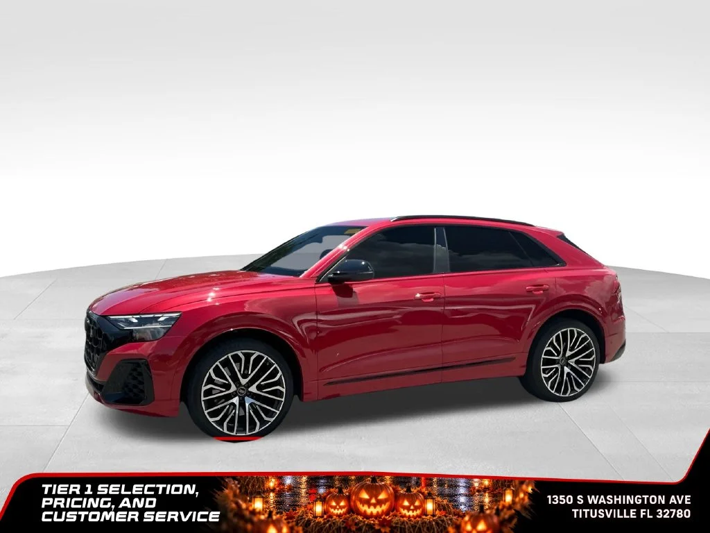 Used 2025 Red Audi 4.0T Premium Plus image 3