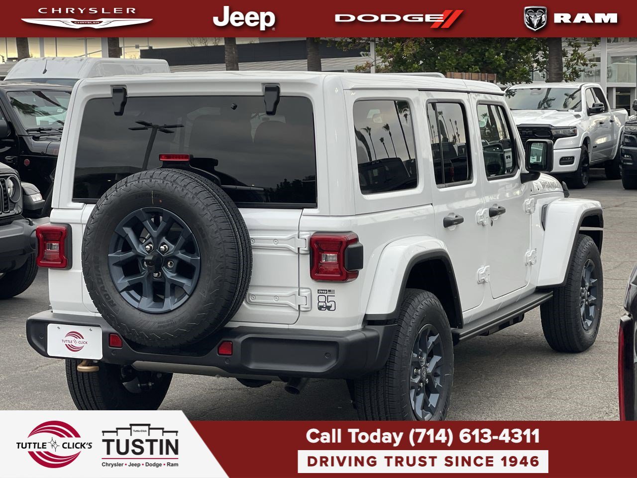 New 2026 Bright White Clearcoat Jeep 85th Anniversary image 6