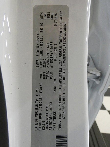New 2026 Bright White Clear-Coat Exterior Paint RAM Tungsten Crew Cab 5