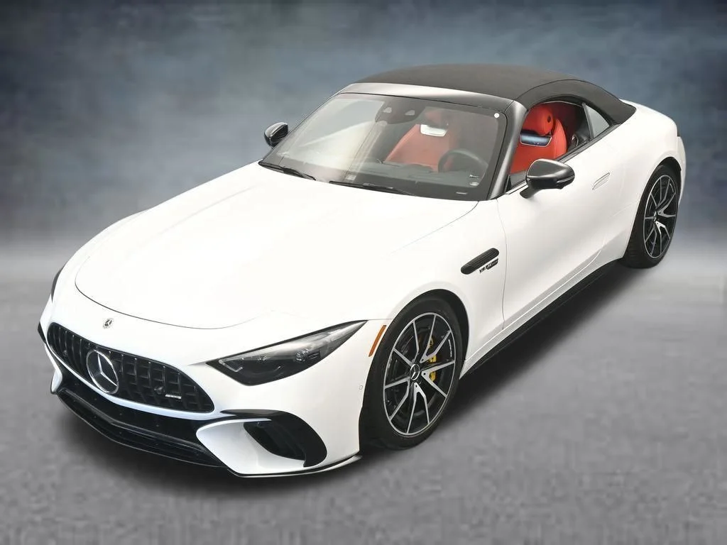 Used 2022 White Mercedes-Benz SL 63 AMG® image 56