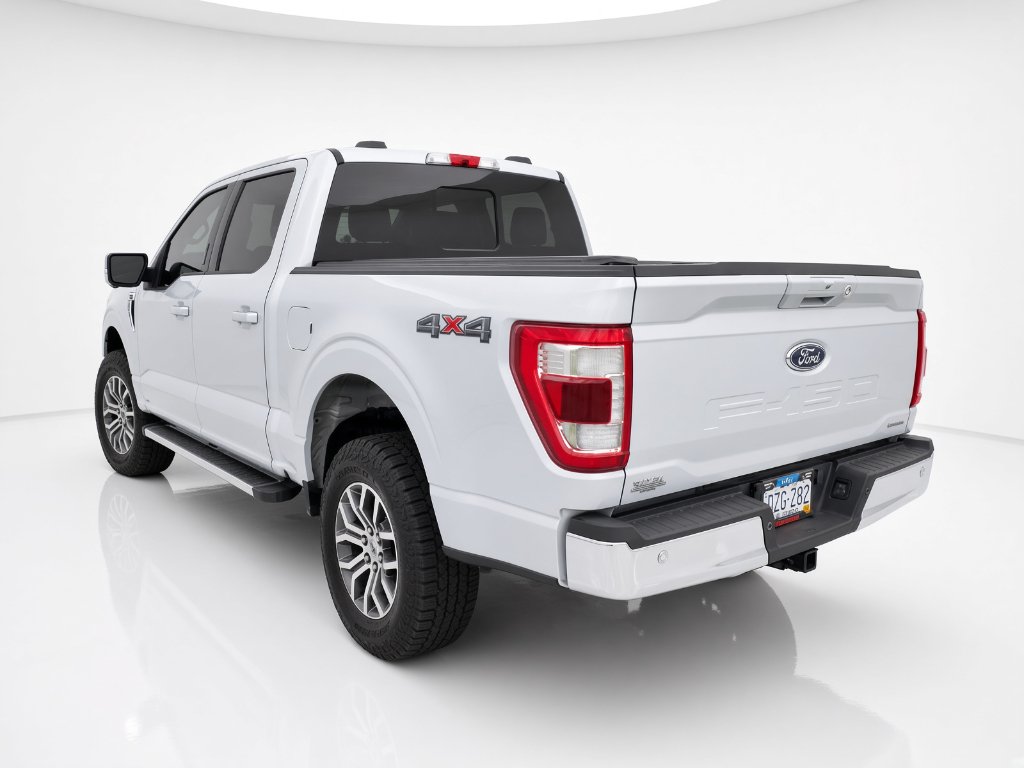 Used 2021 Space White Metallic Ford LARIAT image 6