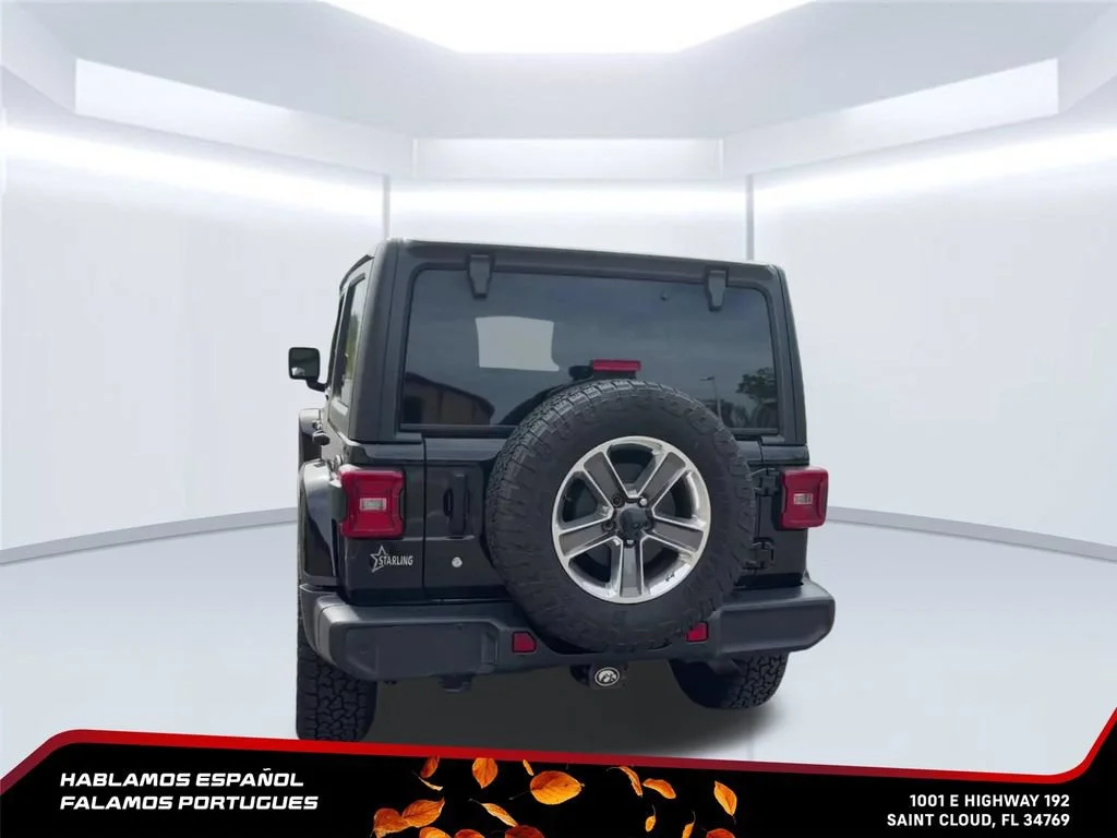 Used 2019 Black Jeep Sahara 4x4 image 7