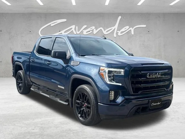 Used 2021 PACIFIC BLUE METALLIC GMC Elevation image 2