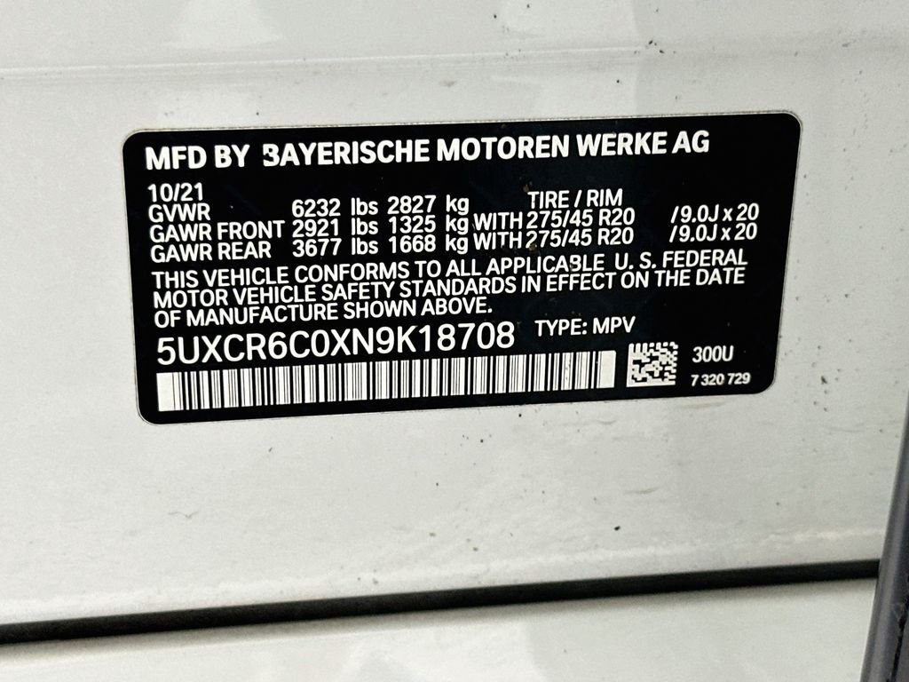 Used 2022 Alpine White BMW xDrive40i image 33