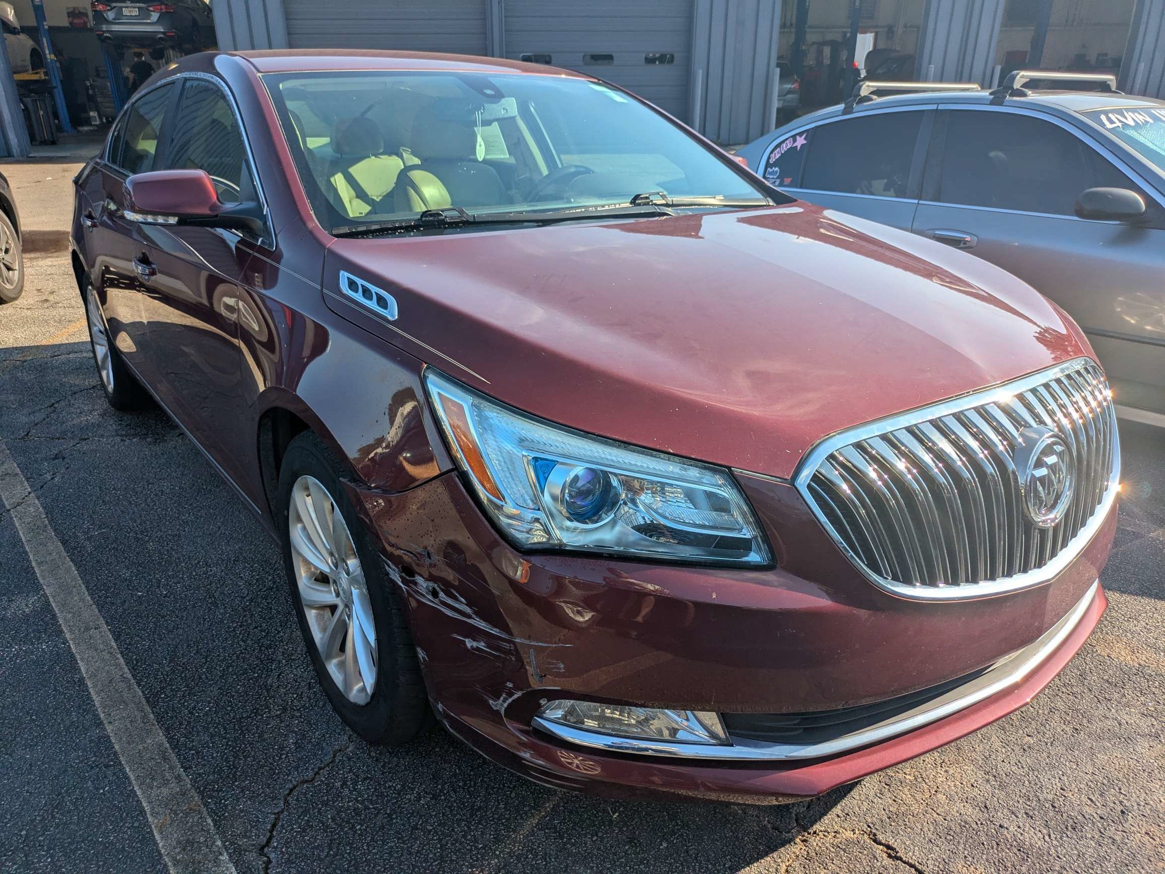 Used 2015 Red Buick Leather Group image 1