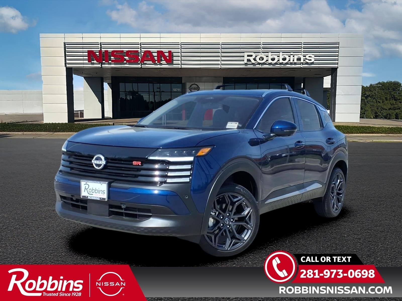 Deep Blue Pearl/Gun Metallic 2025 Nissan Kicks SR FWD SUV / Crossover Front-Wheel Drive Automatic