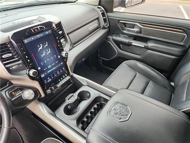 Used 2022 Patriot Blue Pearlcoat RAM Laramie 4x2 Crew Cab 144.5 in. WB image 19
