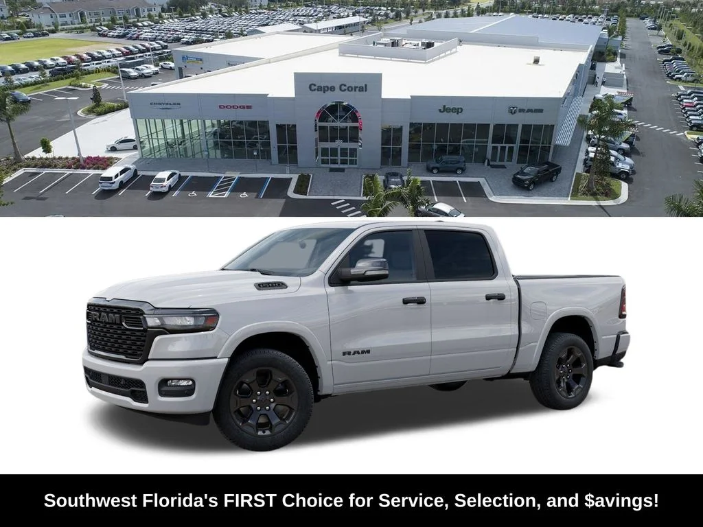 New 2026 Bright White Clear-Coat Exterior Paint RAM Big Horn/Lone Star image 2