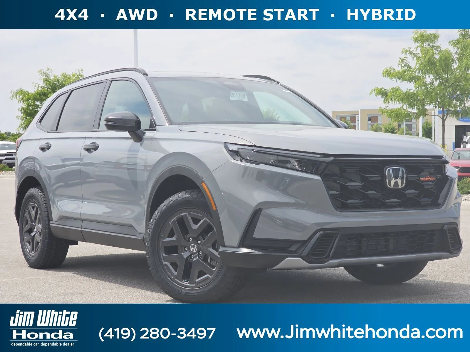 New 2026 Urban Gray Pearl Honda AWD TrailSport Hybrid image 1