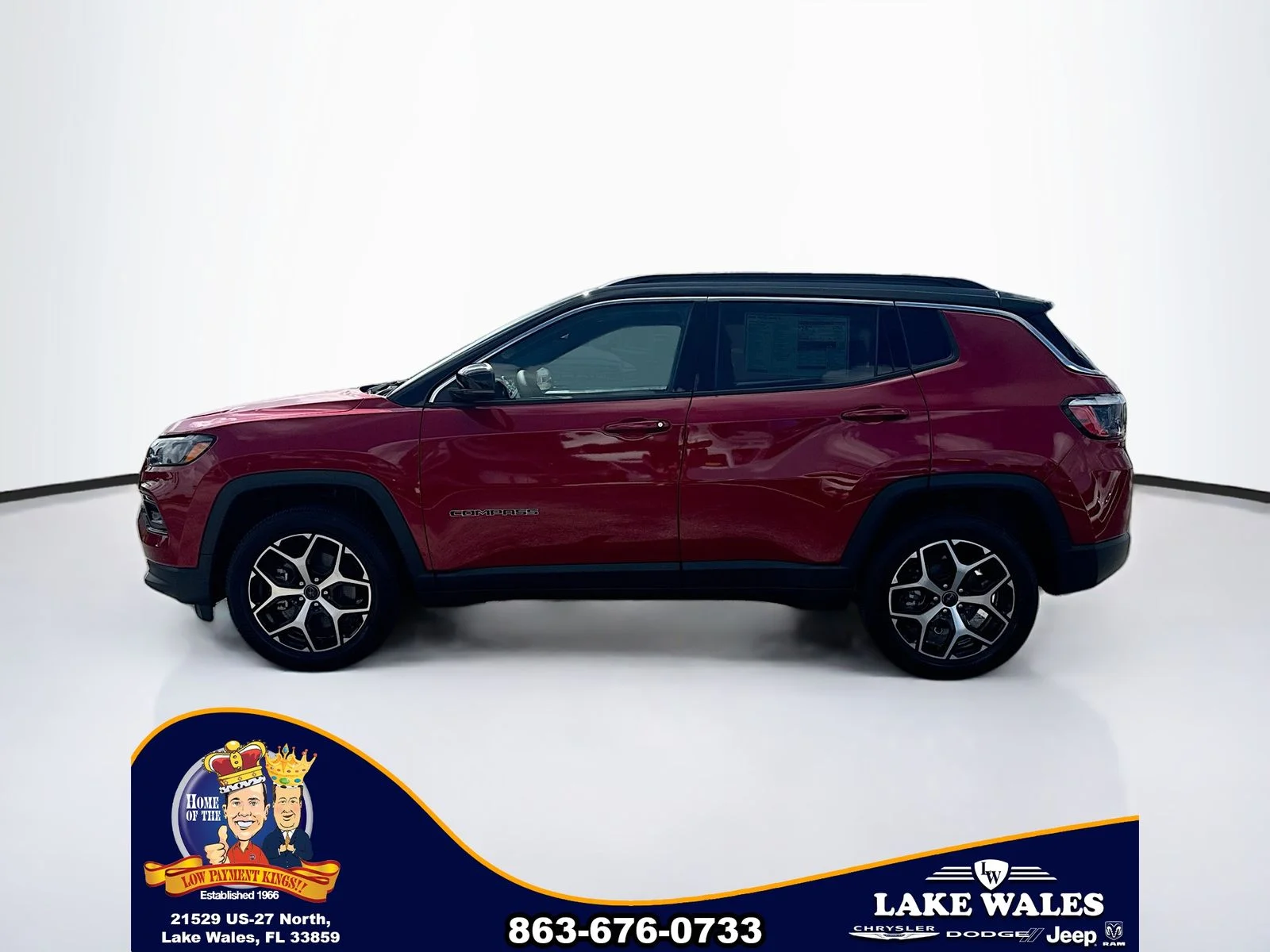 New 2026 Red Hot Pearl-Coat Exterior Paint Jeep Limited image 3